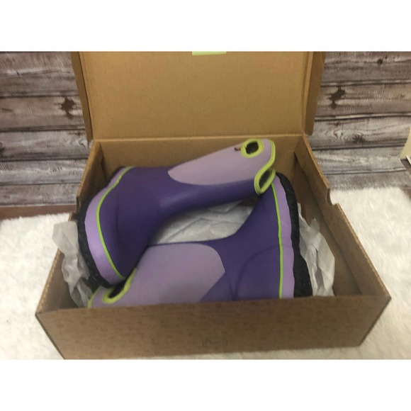 Bogs Other - BOGS K Slushie Purple Rain Snow Boots Kids Size 4